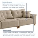 Ver imagem 5 de Sofá 4 Lugares 250cm com Almofadas Zurique