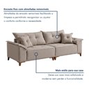 Ver imagem 5 de Sofá 4 Lugares 250cm com Almofadas Zurique