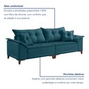 Ver imagem 3 de Sofá 4 Lugares 290cm com Almofadas Zurique 