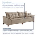 Ver imagem 4 de Sofá 4 Lugares 290cm com Almofadas Zurique 