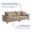 Ver imagem 5 de Sofá 4 Lugares 290cm com Almofadas Zurique