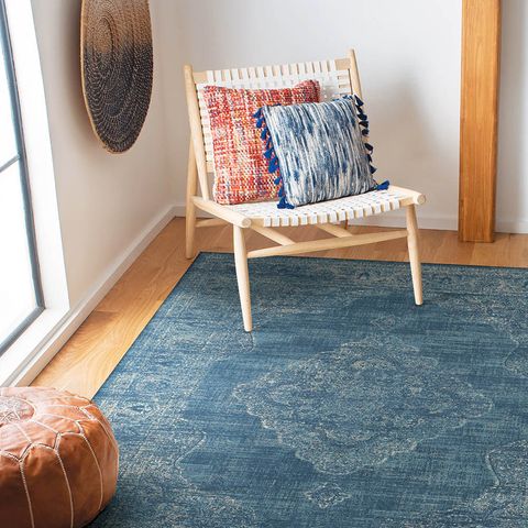 Tapete Belga Harmony Trendy 9863 Azul 1.00x1.40m