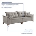 Ver imagem 2 de Sofá 4 Lugares 290cm com Almofadas Zurique 