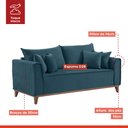 Ver imagem 4 de Sofá 4 lugares com Almofadas Porto