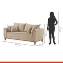 Ver imagem 5 de Sofá 4 lugares com Almofadas Porto