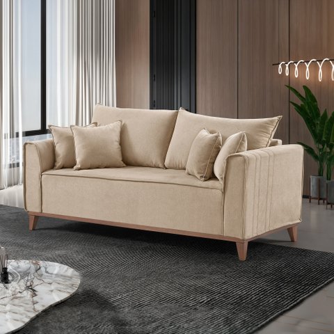 Sofá 4 lugares com Almofadas Porto