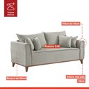 Ver imagem 4 de Sofá 4 lugares com Almofadas Porto