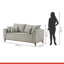 Ver imagem 5 de Sofá 4 lugares com Almofadas Porto