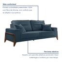 Ver imagem 3 de Sofá 4 lugares 220cm com Almofadas Milão