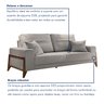 Sofá 4 lugares 240cm com Almofadas Milão  - 4