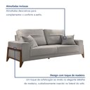 Ver imagem 5 de Sofá 4 lugares 240cm com Almofadas Milão