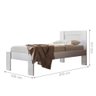 Conjunto Quarto Cama com Mesa Shiva Branco Flex Rosa/Azul - 4
