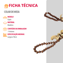 Ver imagem 7 de Colar de Mesa Decorativo Cipós 78 Cm Moderna Mobília