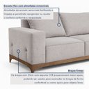 Ver imagem 7 de Sofá 4 Lugares 240cm Base Madeira Maciça Amsterdã