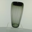 Ver imagem 2 de Vaso Decorativo de Vidro Fumê 25x13x13cm Enfeite Sala Mesa Estante Aparador
