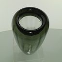 Ver imagem 5 de Vaso Decorativo de Vidro Fumê 25x13x13cm Enfeite Sala Mesa Estante Aparador