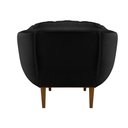 Ver imagem 4 de Poltrona Decorativa Confort Veludo PRETO SKY MOBILE