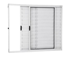 janela quarto Veneziana Alumínio Branco S/g 100x120 3f L.18 (emborrachado) - 3