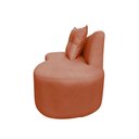 Ver imagem 5 de Namoradeira Sofá Feijão Suria 150cm Orgânica Veludo Terracota