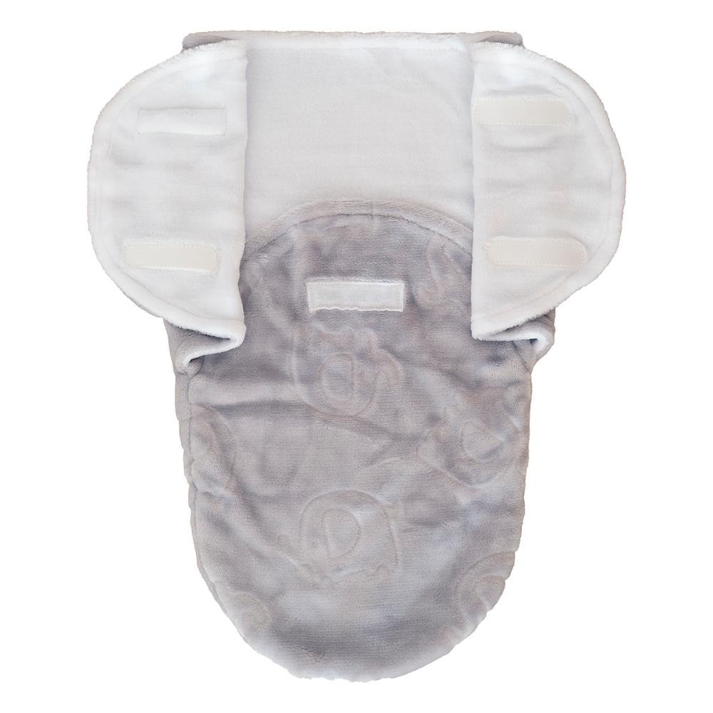 Saco De Dormir Para Bebê Baby Super Soft Buba Elefantinhos Cinza - 2