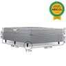 Cama Box Herval Casal Ortopedic Black, 56x138x188 cm, Colchão Composto - 10