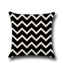 Ver imagem 1 de Almofada Chevron Preto e Branco