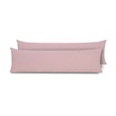 Ver imagem 1 de Kit 2 Fronhas para Travesseiro de Corpo Slim 1,50cm X 50cm - Rose - Microfibra 100% Poliéster