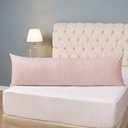 Ver imagem 2 de Kit 2 Fronhas para Travesseiro de Corpo Slim 1,50cm X 50cm - Rose - Microfibra 100% Poliéster