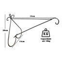 Ver imagem 2 de 2 Suportes de Parede 19cm Pendurar Plantas Pendente Coração