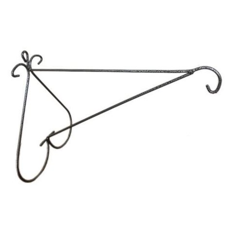 2 Suportes de Parede 19cm Pendurar Plantas Pendente Coração