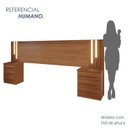 Ver imagem 5 de Cabeceira Casal Extensível com LED Luminous Yescasa