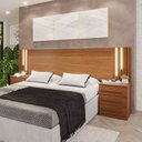 Ver imagem 1 de Cabeceira Casal Extensível com Led Luminous Yescasa