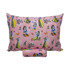 Jogo de Lençol 2 Peças Portallar Disney Branca de Neve Solteiro