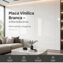Ver imagem 6 de Placa Vinílica 3mm Cor Sólida Branco Névoa 2,75x1,20 (3,30m²/Placa) Graddus