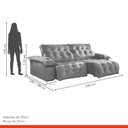 Ver imagem 7 de Sofá Retrátil e Reclinável 230cm Istambul
