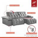 Ver imagem 2 de Sofá Retrátil e Reclinável 230cm Istambul