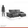 Sofá Retrátil e Reclinável 230cm Istambul - 7