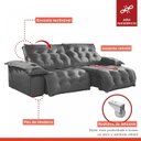 Ver imagem 2 de Sofá Retrátil e Reclinável 230cm Istambul