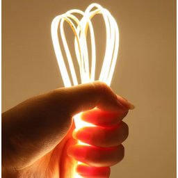 Fita Led Cob 5mm 10w 320 Led’s 12v Ip20 5 Metros Branco Neutro 4000k - 6
