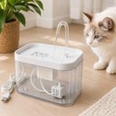 Ver imagem 7 de Bebedouro Automatico PET Fonte de Agua para Gatos Caes Filtragem Bivolt Transparente Hidratacao Cach