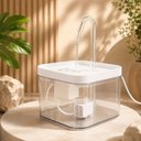 Ver imagem 2 de Bebedouro Automatico PET Fonte de Agua para Gatos Caes Filtragem Bivolt Transparente Hidratacao Cach