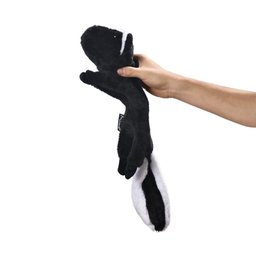 Brinquedo Gambá de Pelúcia para Cães Pp174 Preto e Branco - 5 Brinquedo Gambá de Pelúcia para Cães Pp174 Preto e Branco - 5