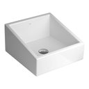 Ver imagem 1 de Cuba de Apoio Lavatório Quadrada 35,5x35,5cm Branco - L.1046.17