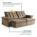 Ver imagem 4 de Sofá Modulado Retrátil e Reclinável 290cm Genebra