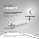 Ver imagem 3 de Prateleira 30 X 15cm Branca para Projetor Suporte Invisível