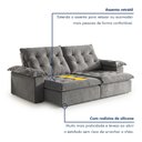 Ver imagem 5 de Sofá Modulado Retrátil e Reclinável 290cm Genebra