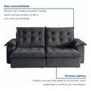 Ver imagem 7 de Sofá Modulado Retrátil e Reclinável 290cm Genebra