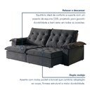 Ver mais imagens de Sofá Modulado Retrátil e Reclinável 290cm Genebra