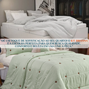 Ver imagem 4 de Colcha Queen Size Brianna 200 Fios Bordado Super Luxuoso Botao:verde