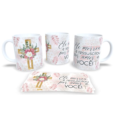 Canecas Coleção Pascoa com Jesus